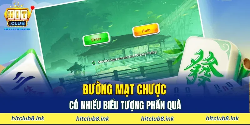 Đường Mạt Chược có nhiều biểu tượng phần quà