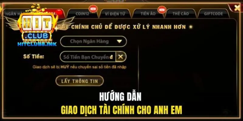 Hướng dẫn giao dịch tài chính cho anh em